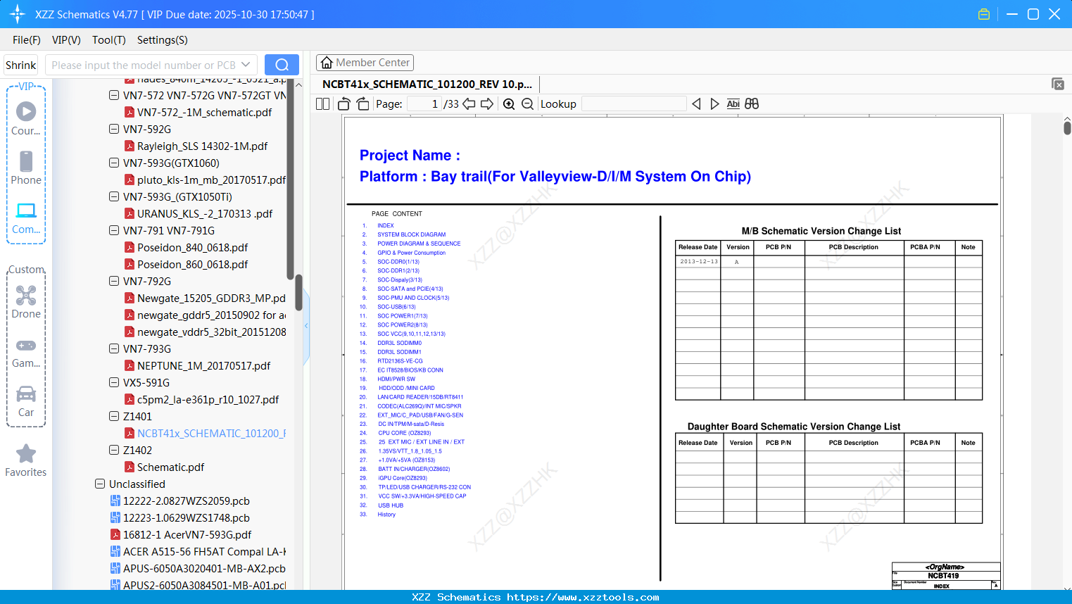 Laptop ACER NCBT41x_SCHEMATIC_101200_REV 10